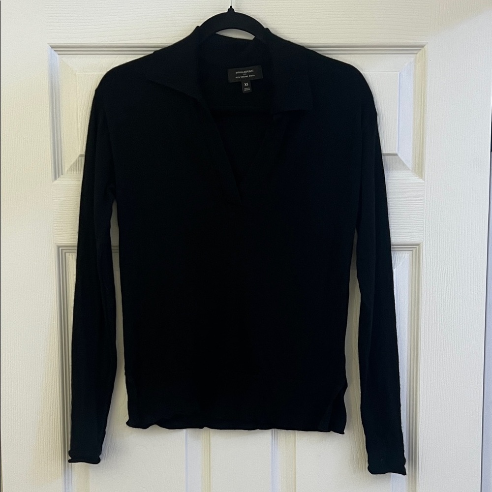 Elegant Black Long Sleeve Top